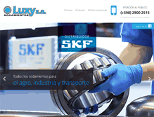 Tablet Screenshot of luxy.com.uy